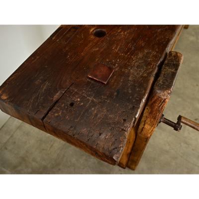 French 19th Century Carpenter s Workbench