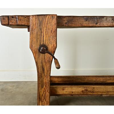 French 19th Century Carpenter s Workbench