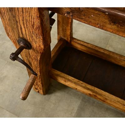 French 19th Century Carpenter s Workbench
