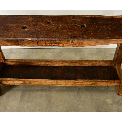 French 19th Century Carpenter s Workbench
