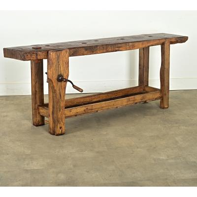 French 19th Century Carpenter s Workbench
