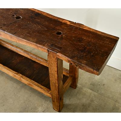 French 19th Century Carpenter s Workbench