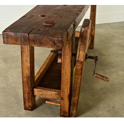 French 19th Century Carpenter s Workbench