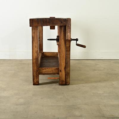 French 19th Century Carpenter s Workbench