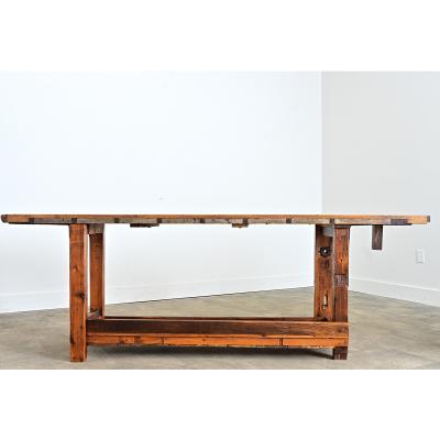 French 19th Century Carpenter s Workbench