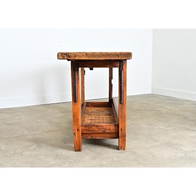 French 19th Century Carpenter s Workbench