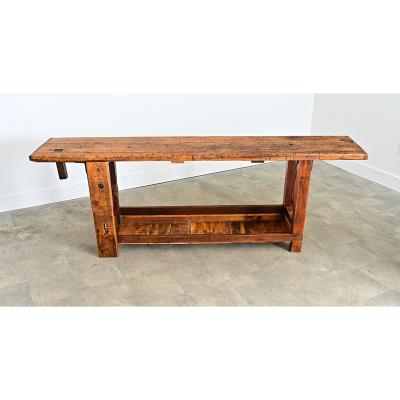 French 19th Century Carpenter s Workbench