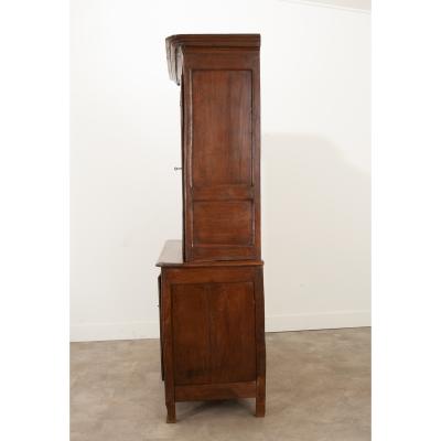 French 19th Century Carved Oak Buffet a deux Corps