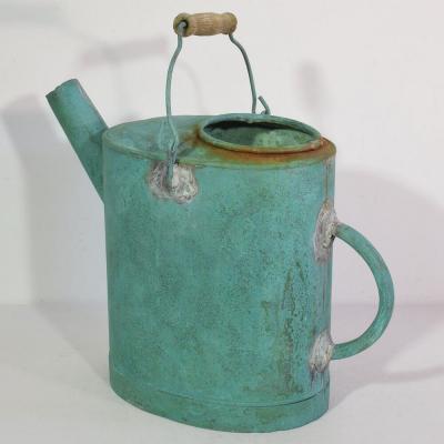 French 19th Century Copper Watering Can