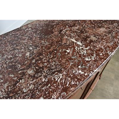 French 19th Century Demilune Mahogany Enfilade