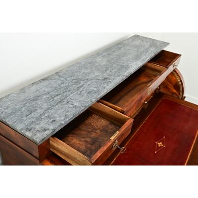 French 19th Century Directoire Roll Top Secretary