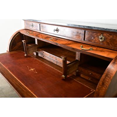 French 19th Century Directoire Roll Top Secretary