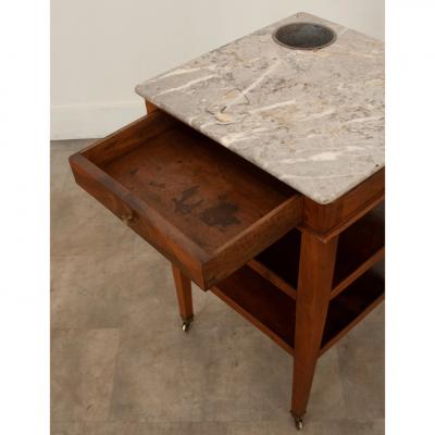 French 19th Century Directoire Walnut Rafraichissoir