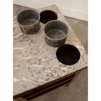 French 19th Century Directoire Walnut Rafraichissoir