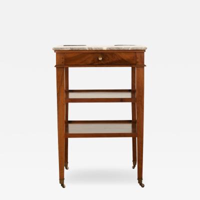French 19th Century Directoire Walnut Rafraichissoir