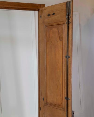 French 19th Century Double leaf Double sided Walnut Communication Door