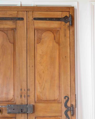 French 19th Century Double leaf Double sided Walnut Communication Door