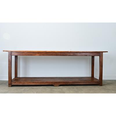 French 19th Century Drapery Table Workbench