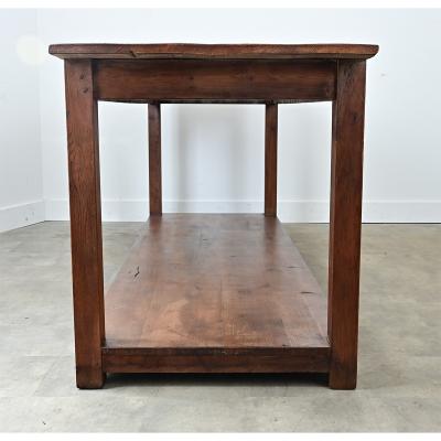 French 19th Century Drapery Table Workbench