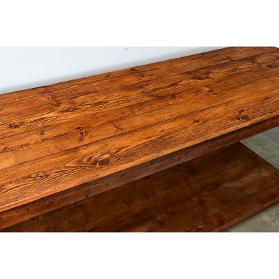 French 19th Century Drapery Table Workbench