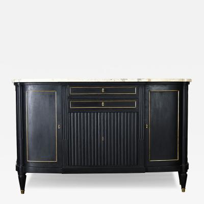 French 19th Century Ebonized Enfilade Louis XVI Style