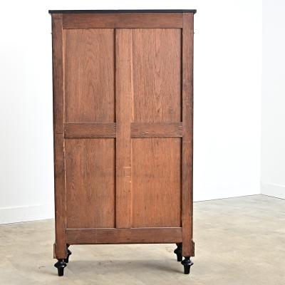 French 19th Century Ebonized Inlay Petite Bibliotheque