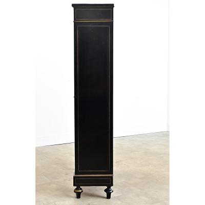 French 19th Century Ebonized Inlay Petite Bibliotheque