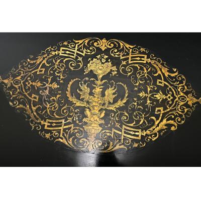 French 19th Century Ebonized Louis XV Style Desk