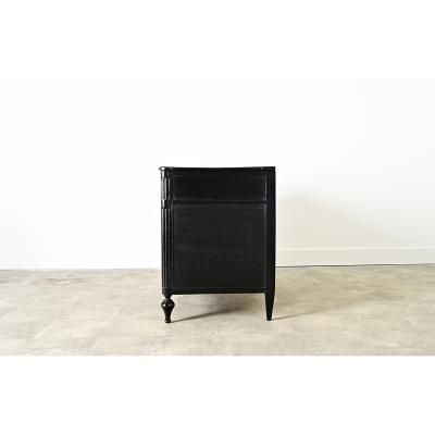 French 19th Century Ebonized Louis XVI Style Commode