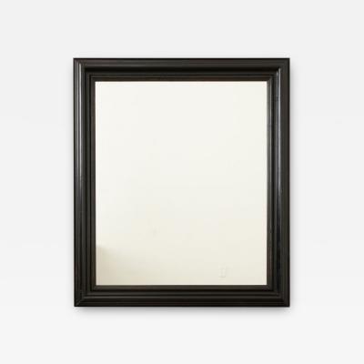 French 19th Century Ebony Bistro Mirror