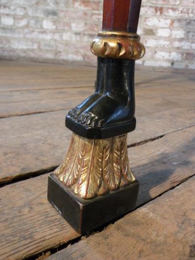 French 19th Century Empire Mahogany Desk Bureau Plat