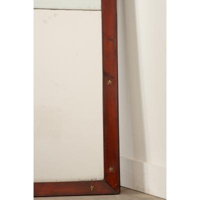 French 19th Century Empire Mahogany Mirror