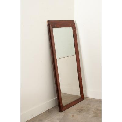 French 19th Century Empire Mahogany Mirror
