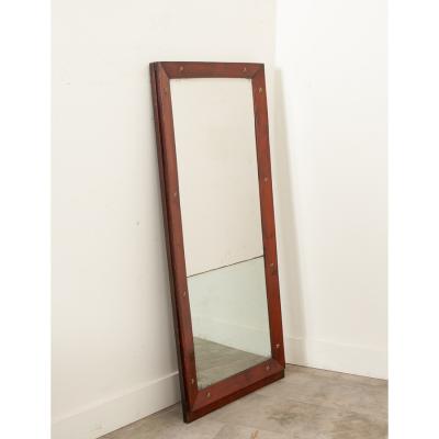 French 19th Century Empire Mahogany Mirror