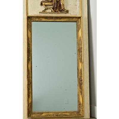 French 19th Century Empire Trumeau Mirror