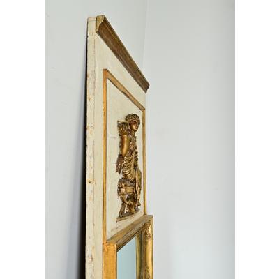French 19th Century Empire Trumeau Mirror
