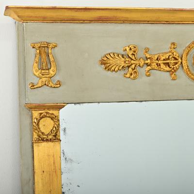 French 19th Century Empire Trumeau Mirror