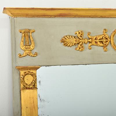 French 19th Century Empire Trumeau Mirror