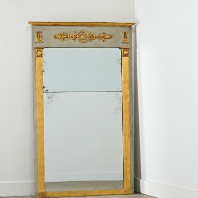 French 19th Century Empire Trumeau Mirror