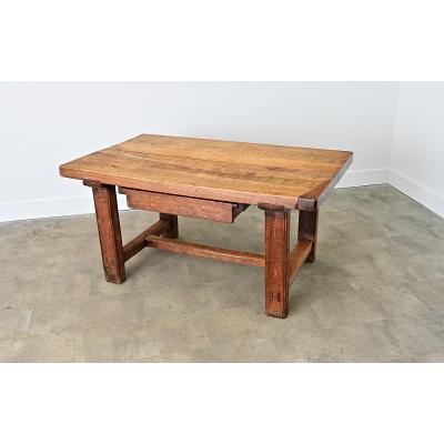 French 19th Century Farmhouse Dining Worktable