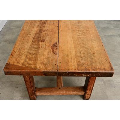 French 19th Century Farmhouse Dining Worktable