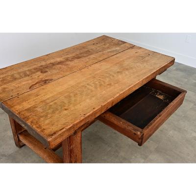 French 19th Century Farmhouse Dining Worktable