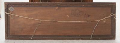 French 19th Century Framed Floral Tapestry