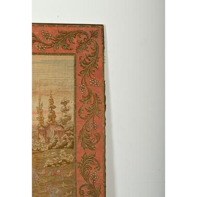 French 19th Century Framed Fox Tapestry