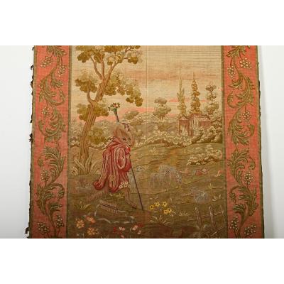 French 19th Century Framed Fox Tapestry