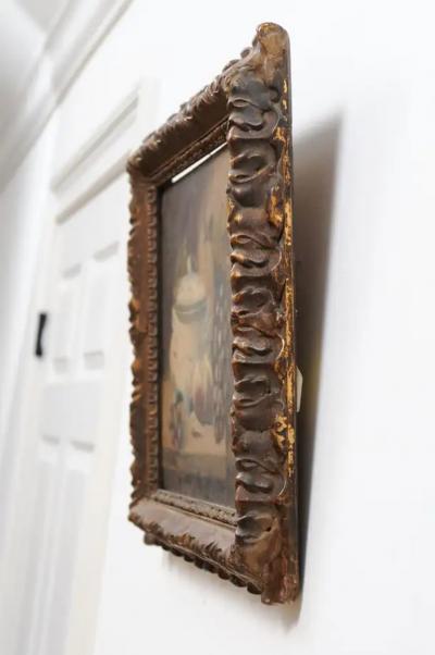 French 19th Century Framed and Signed Oil on Canvas Still Life Painting