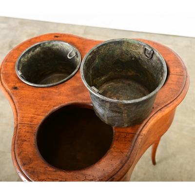 French 19th Century Fruitwood Rafraichissoir