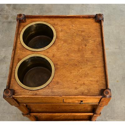 French 19th Century Fruitwood Rafraichissoir Table