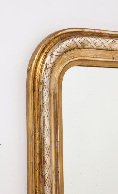 French 19th Century Gilded and Carved Wall Mirror France circa 1850
