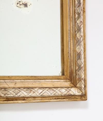 French 19th Century Gilded and Carved Wall Mirror France circa 1850